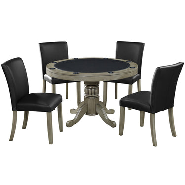 Poker Dining Table Valetta, Round, 8-person, 48